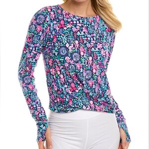 NWT Lilly Pulitzer Oden Luxletic Top Shirt